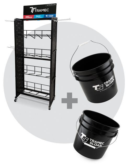 Dope Bucket Racks Tramec's Bucket Display Rack