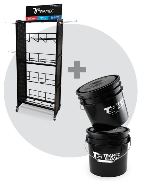 Tramec's Bucket Display Rack